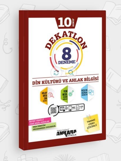 Ankara Yayınları 10. Sınıf Din Kültürü ve Ahlak Bilgisi Deneme