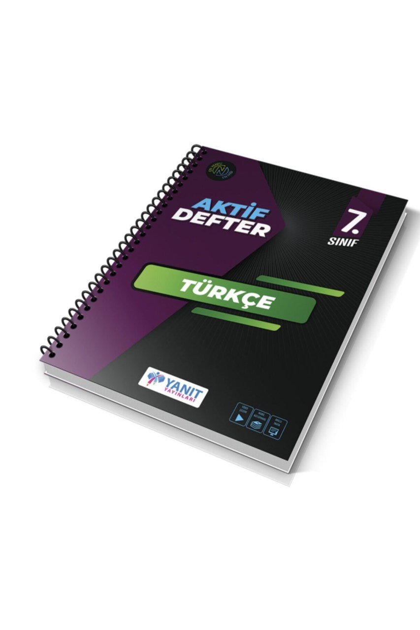 Yanıt Yayınları 7. Sınıf Türkçe Aktif Defter 2021 - 2022