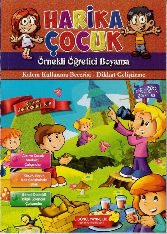 Gönül Yayıncılık Kreş ve Anaokulları İçin Boyama Kırmızı