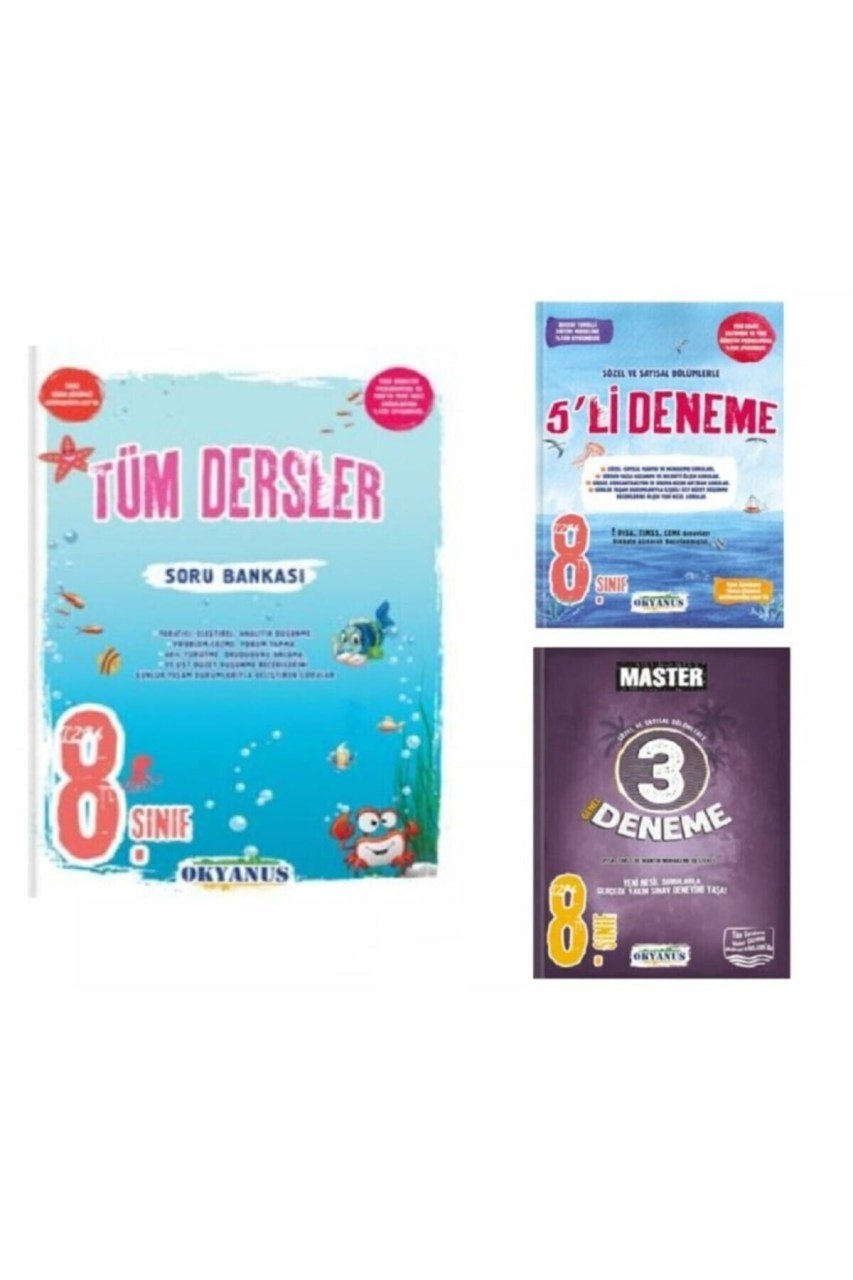 8.sınıf Tüm Dersler Soru Bankası Ve Deneme Set