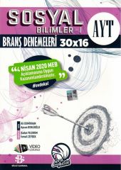 Bilgi Sarmal Yayınları AYT Evdekal Sosyal Bilimler 30*16 Branş Denemesi Nisan 2020