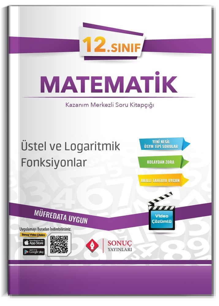 Sonuç Yayınları 12.Sınıf Matematik Üstel ve Logaritmik Fonksiyonlar