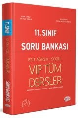 Editör Yayınları 11. Sınıf Eşit Ağırlık-Sözel VIP Tüm Dersler Soru Bankası Kırmızı Kitap