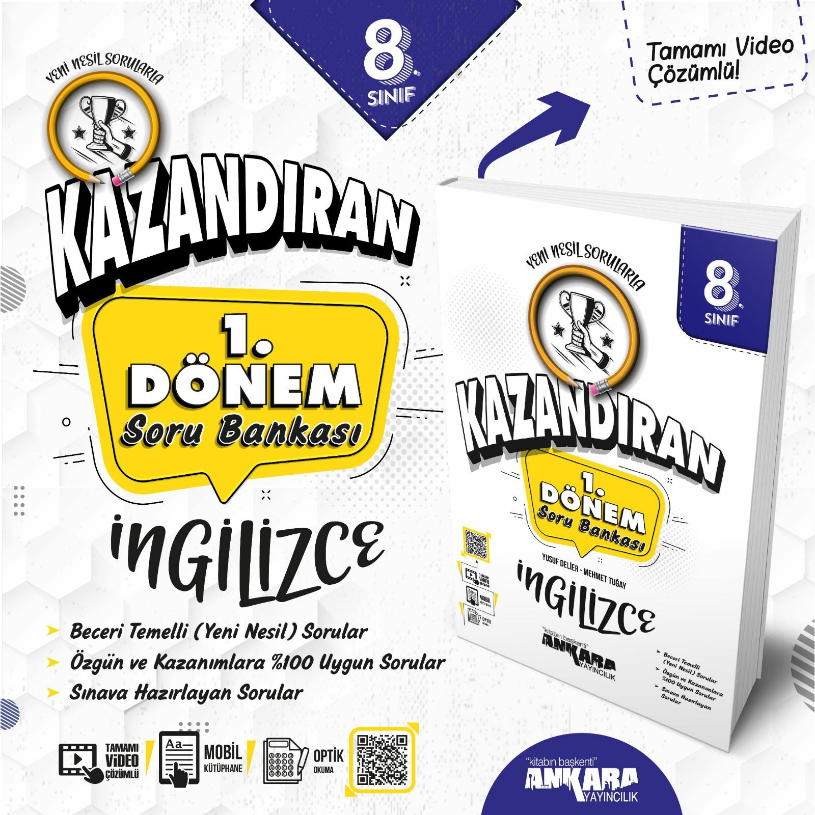 Ankara Yayınları 8.Sınıf 1.Dönem Kazandıran İngilizce Soru Bankası