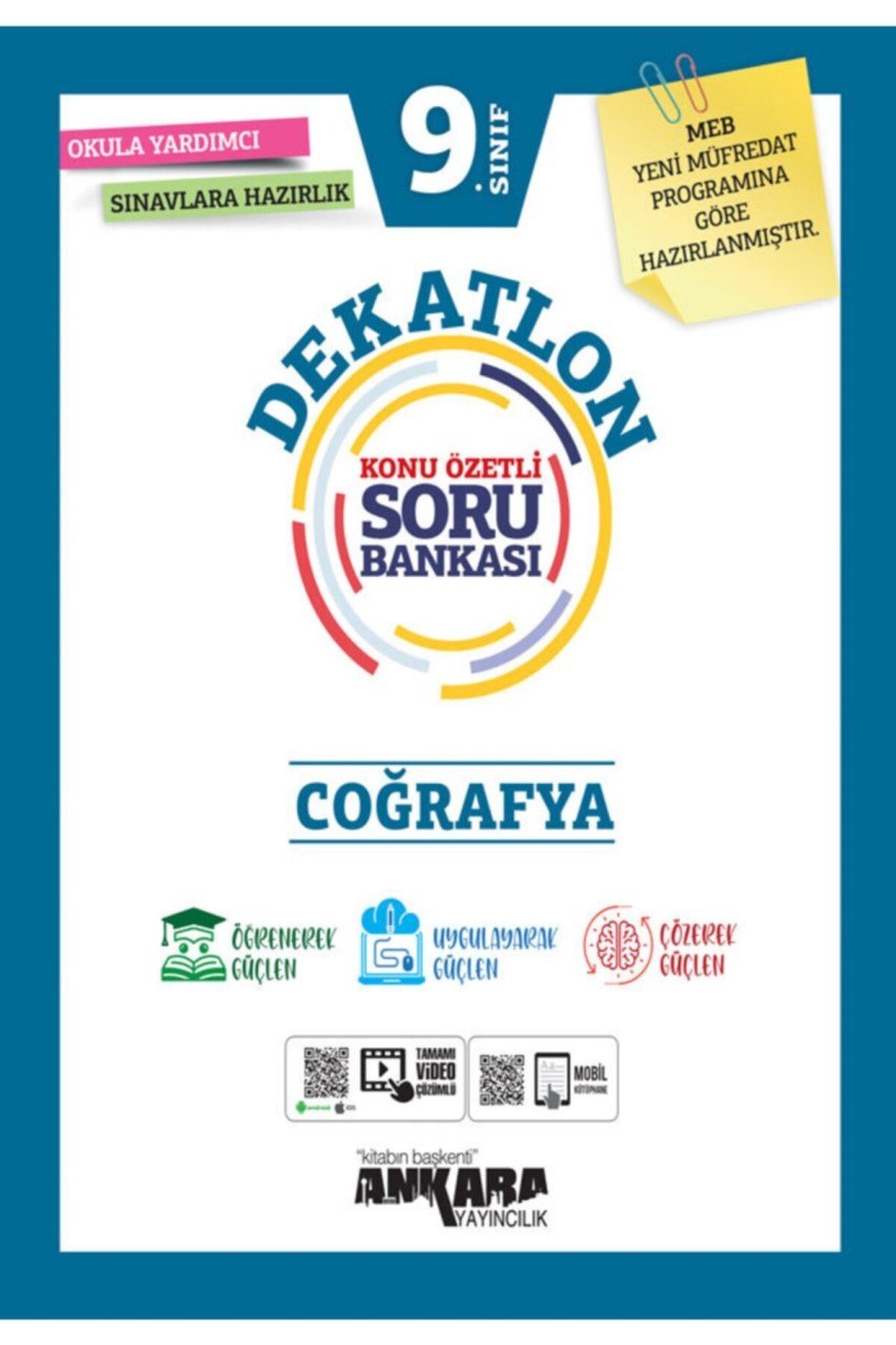 9. Sınıf Coğrafya Dekatlon Konu Özetli Soru Bankası