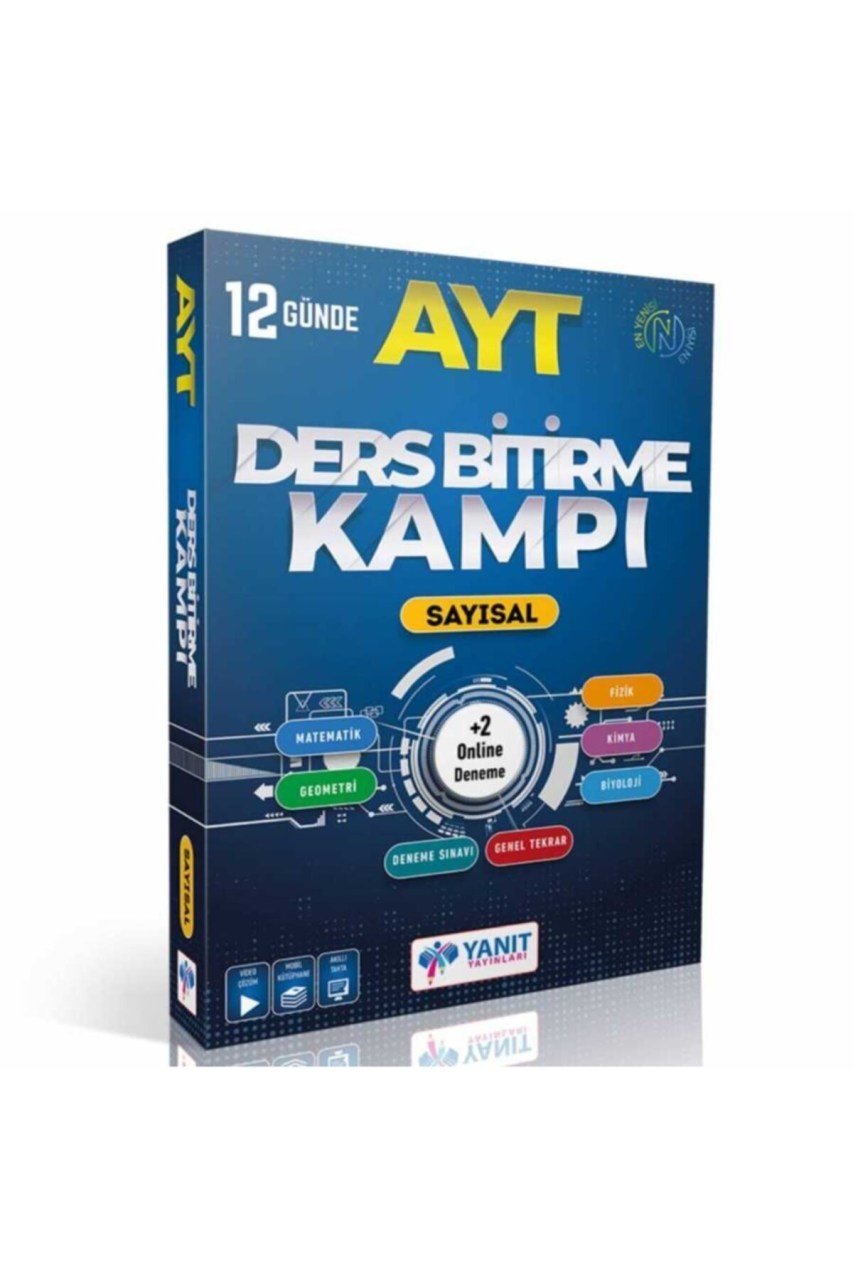 Yanıt Yayınları Ayt 12 Günde Ders Bitirme Kampı Sayısal 2021 Güncel