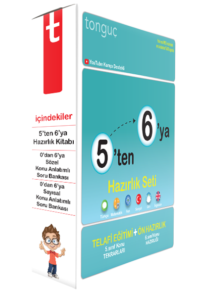 Tonguç Akademi Yayınları 5'ten 6'ya Hazırlık Seti