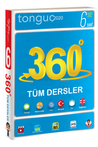 Tonguç Akademi Yayınları 6.Sınıf 360 Tüm Dersler Soru Bankası(Cep Boyutu)