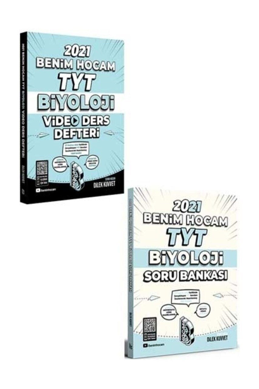 2021 Tyt Biyoloji Video Ders Defteri + Soru Bankası Seti