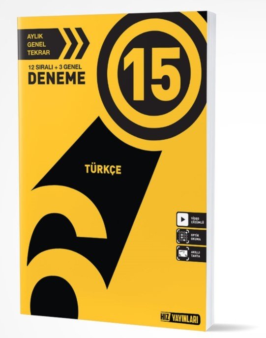 Hız Yayınları 6. Sınıf 15'li Türkçe Deneme