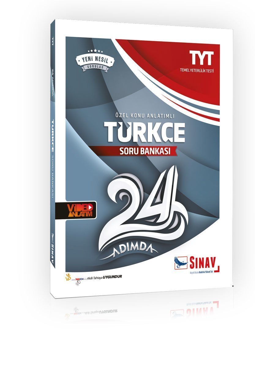 Sınav Yayınları TYT Türkçe 24 Adımda Özel Konu Anlatımlı Soru Bankası