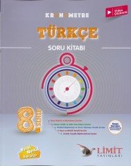 Limit Yayınları 8. Sınıf Kronometre Türkçe Soru Kitabı