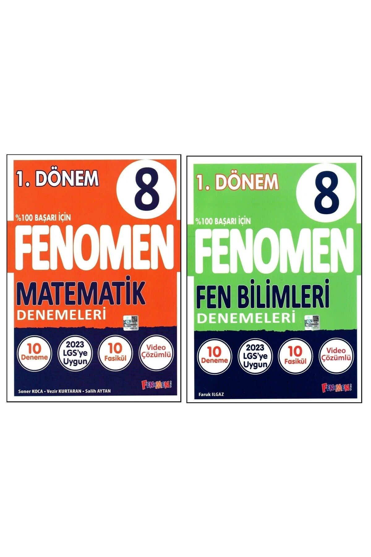 Fenomen 8. Sınıf Lgs 1. Dönem Matematik+fen Bilimleri Denemeleri 2 Kitap