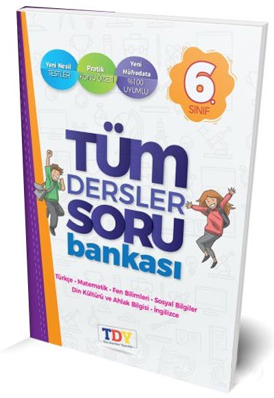 TDY Yayınları 6. Sınıf Tüm Dersler Soru Bankası