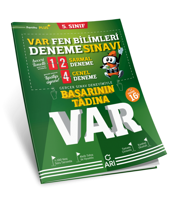 Arı Yayınları 5.Sınıf VAR Fen Bilimleri Deneme Sınavı