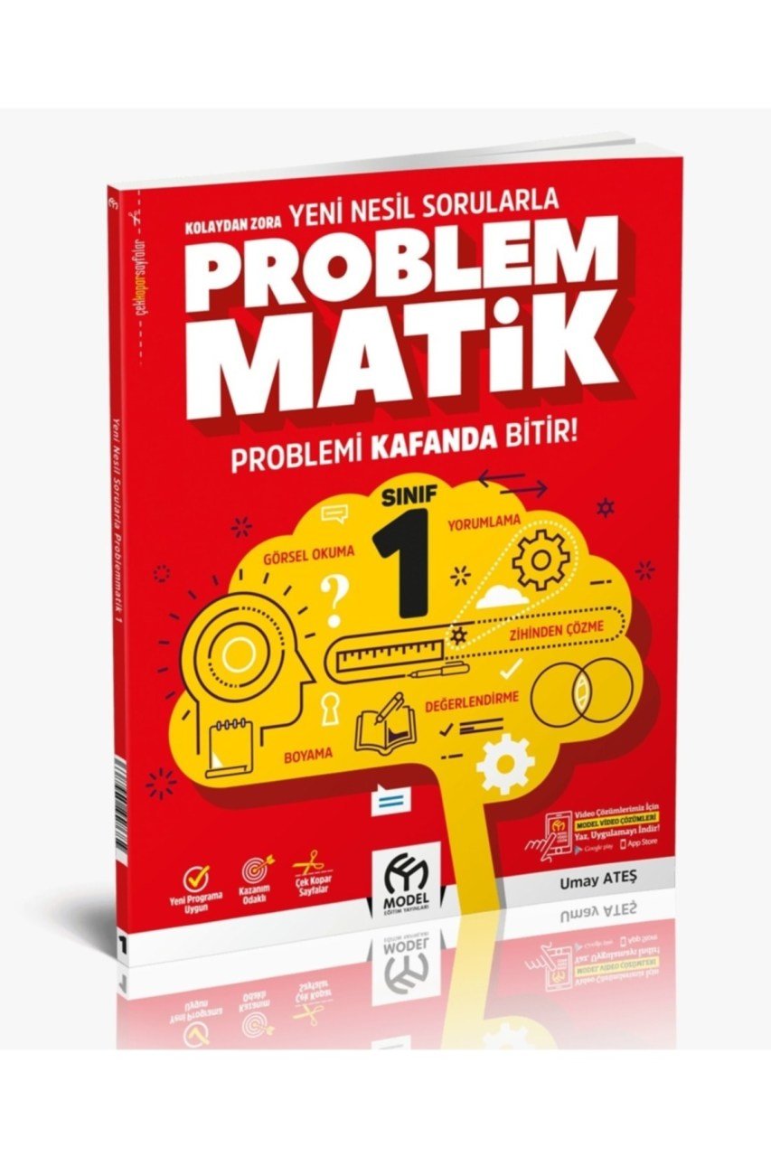 Model 1.sınıf Kolaydan Zora Yeni Nesil Sorularla Problemmatik