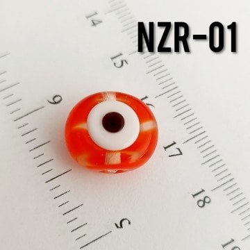 NZR-01 Murano Yassı Dana Gözü Boncuk