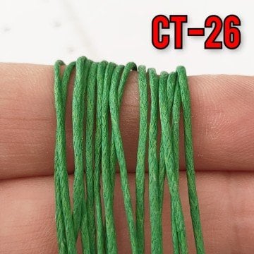CT-26 Yeşil Renk 1 mm Koton İp