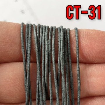 CT-31 Füme Renk 1 mm Koton İp