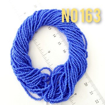 No: 163 Mavi Preciosa Dizi Kum Boncuk 11/0