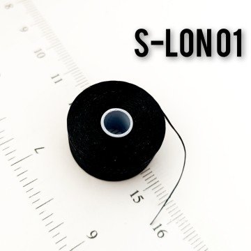 No-01 S-Lon Amerikan Boncuk İpi Siyah 0.30 mm