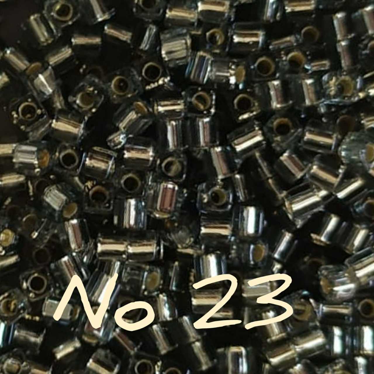 1.8 mm No:23 Miyuki Küp Boncuk , Miyuki Square Boncuk 5 gr Füme