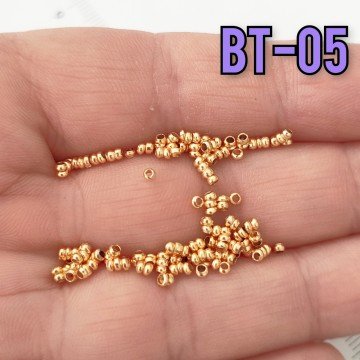BT-05 Altın Kaplama 2 x 1 mm Yuvarlak Bit Sıkıştırma