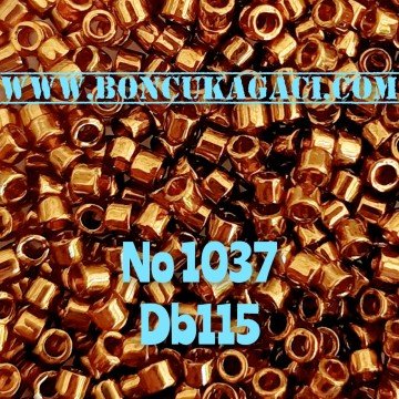 NO:1037 Miyuki Delica Boncuk 11/0 DB115 Açık Bakır