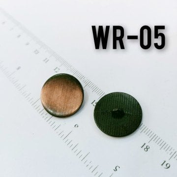 WR-05 Bakır Renkli Wrap Düğmesi 22 mm
