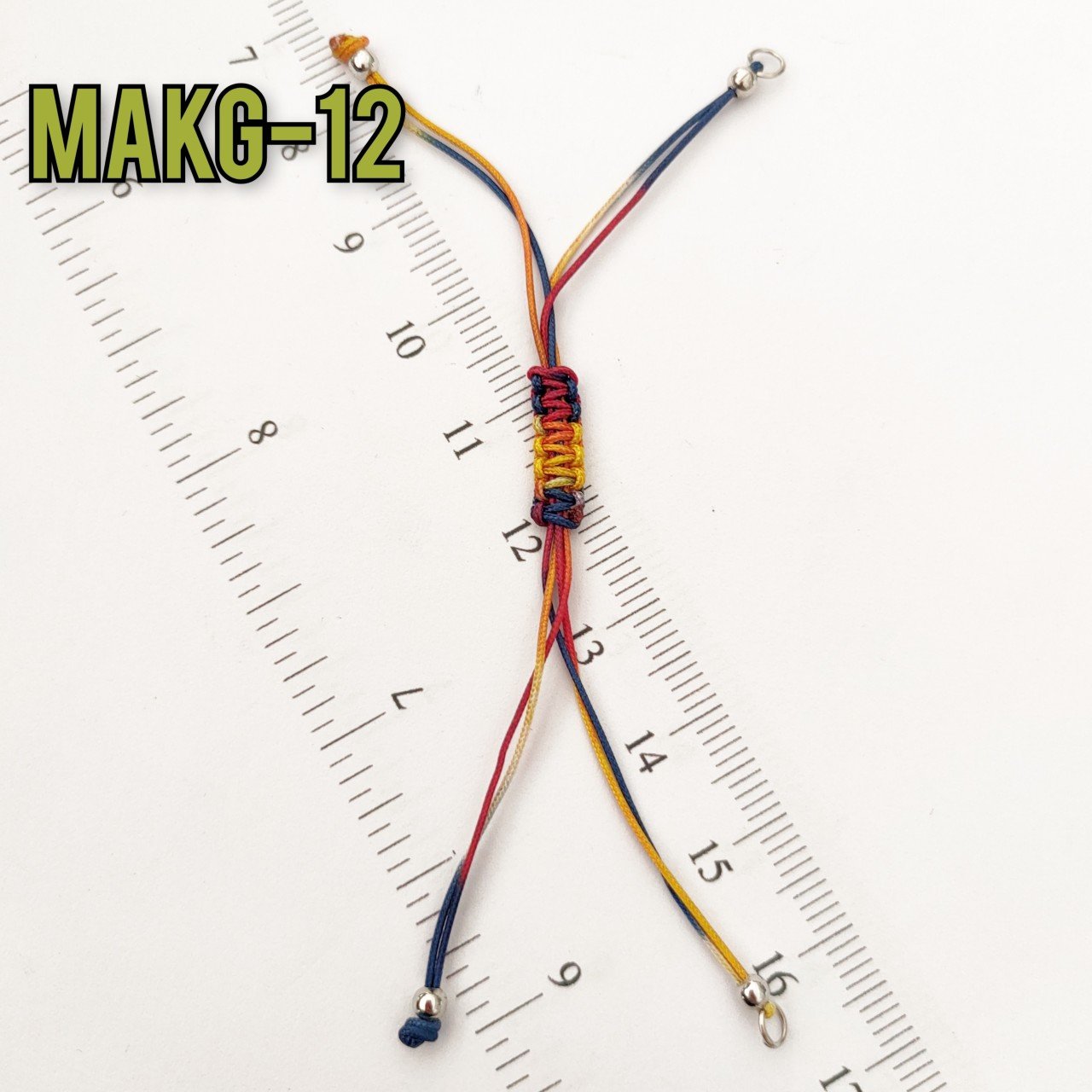 MAKG-12 Ebruli Rodyum Kaplama Asansör Makromeli Aparat - Miyuki Boncuk İçin