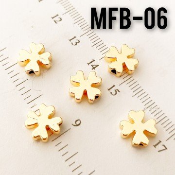 MFB-06 Altın Kaplama Yonca 10 mm