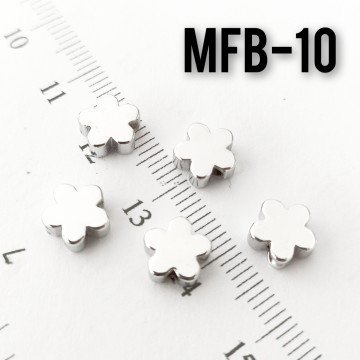 MFB-10 Rodyum Kaplama Çiçek 8 mm