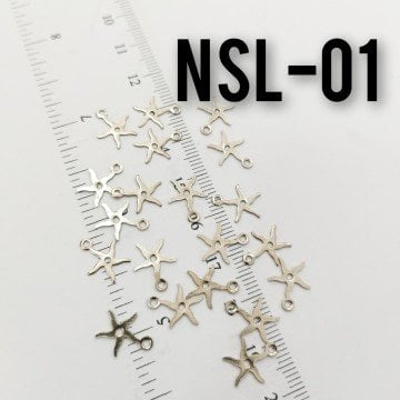 Nsl-01 Nikel Kaplama Yıldız Sallantı - Mini Boy