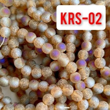 KRS-02 Kahve-Mor Mat Simli Kristal 4 mm