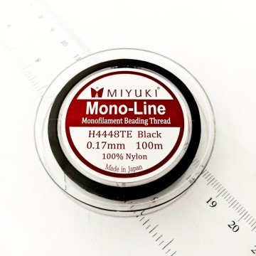 Miyuki Mono-Line  0.17 mm Siyah Misina 100 m