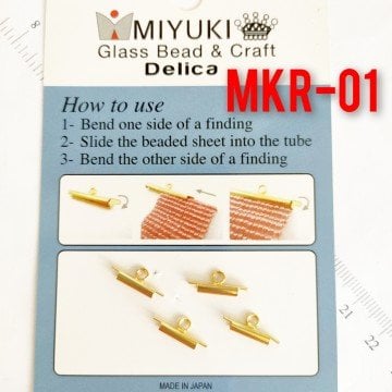 MKR-01 Orjinal Miyuki Korniş Kapama Altın Renk 10 mm