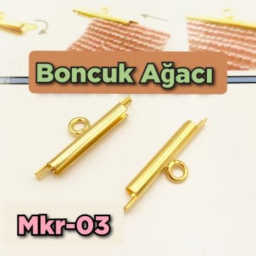 MKR-03 Orjinal Miyuki Korniş Kapama Altın Renk 15 mm