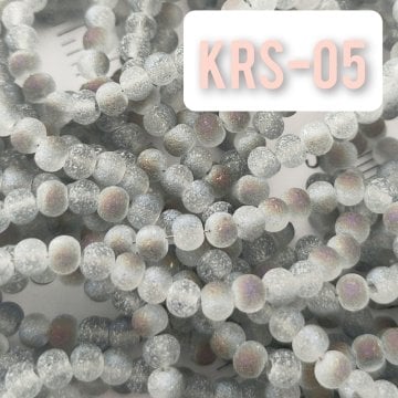 KRS-05 Buz Mavi-Mor Mat Simli Kristal 4 mm