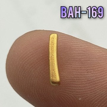 BAH-169 24 Ayar Mat Altın Kaplama I Harfi Boncuk