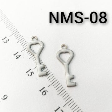 NMS-08 Nikel Kaplama Beyaz Mineli Anahtar
