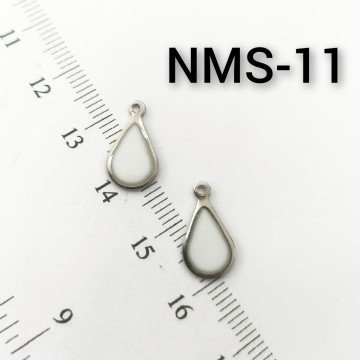 NMS-11 Nikel Kaplama Beyaz Mineli Damla