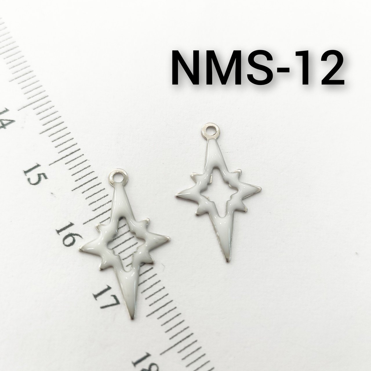 NMS-12 Nikel Kaplama Beyaz Mineli Yıldız