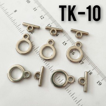 TK-10 Plastik Gümüş Renk T Kilit