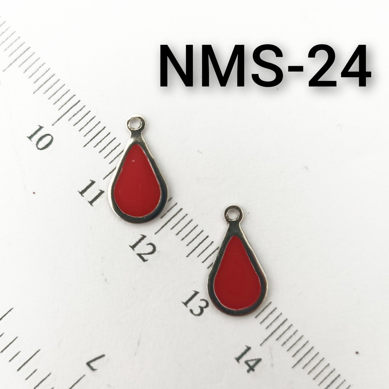 NMS-24 Nikel Kaplama Kırmızı Mineli Damla