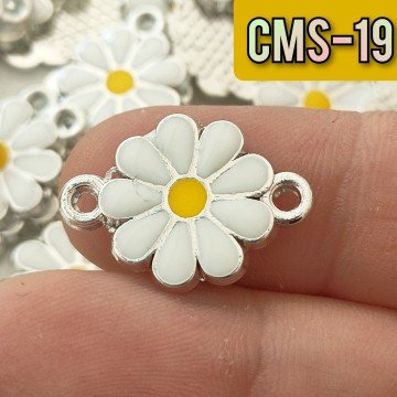 CMS-19 Rodyum Kaplama Mineli Papatya 16 mm