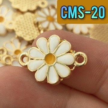 CMS-20 Altın Kaplama Mineli Papatya 16 mm