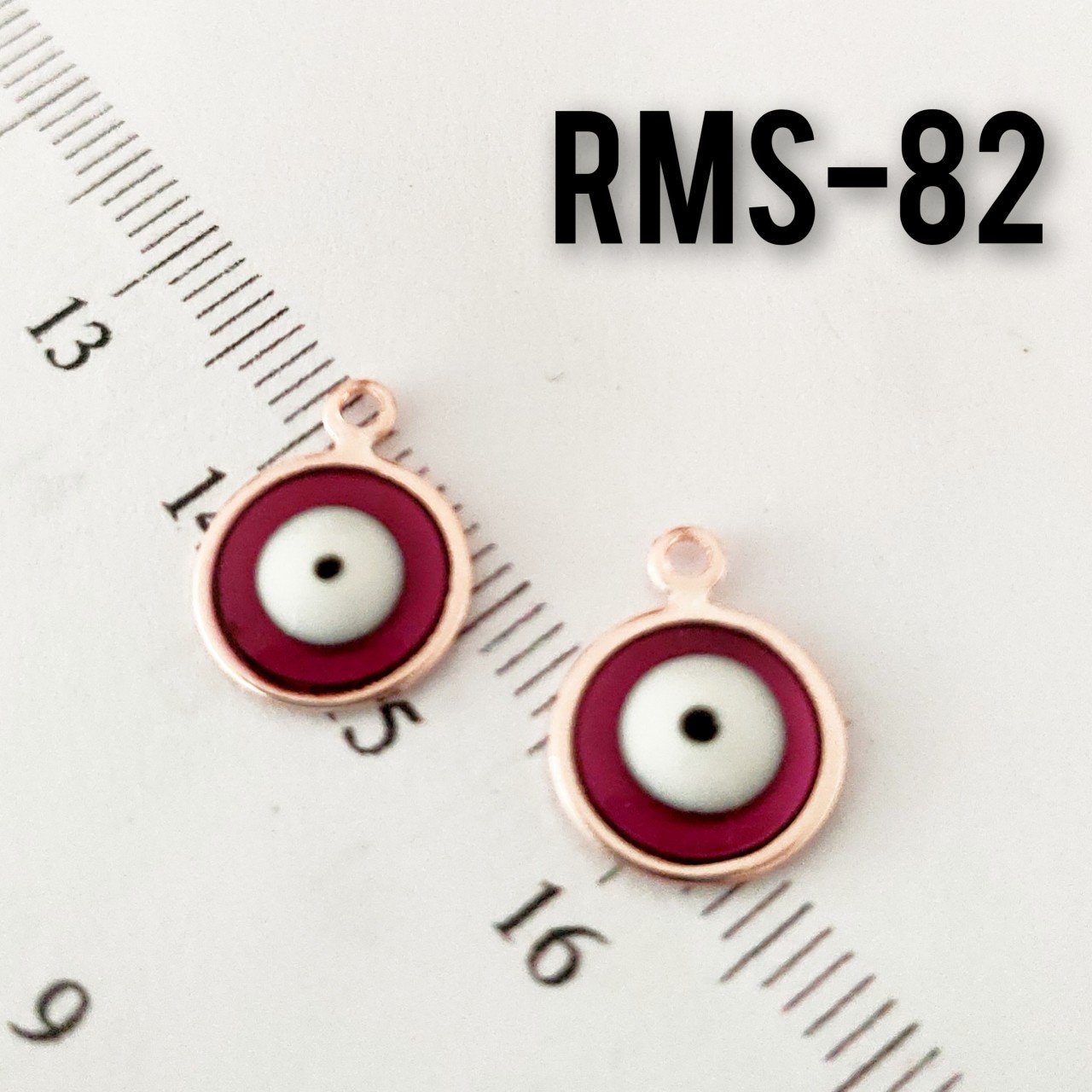 RMS-82 Rose Kaplama Gözlü Mineli Pul Sallantı