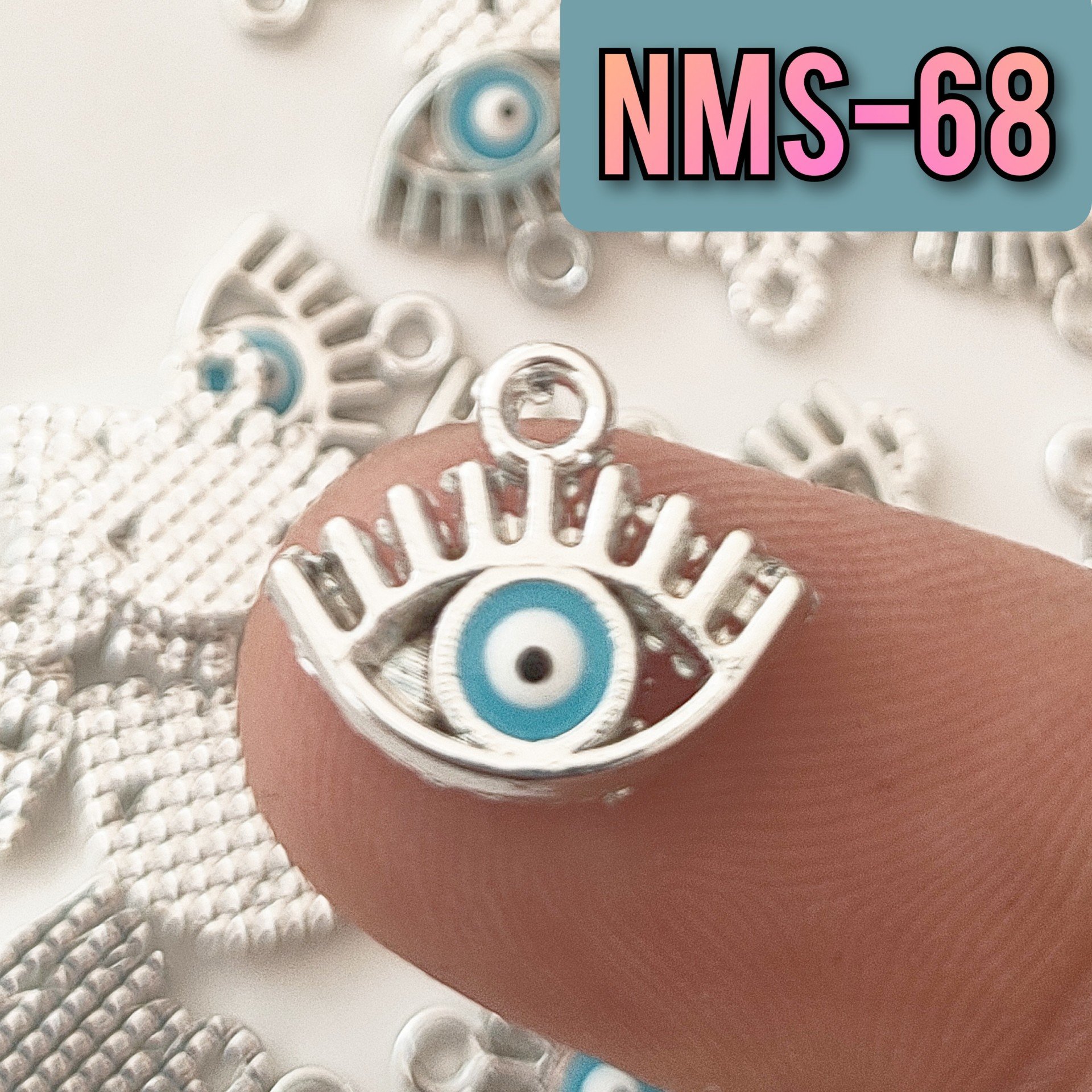 NMS-68 Rodyum Kaplama Mineli Göz Sallantı