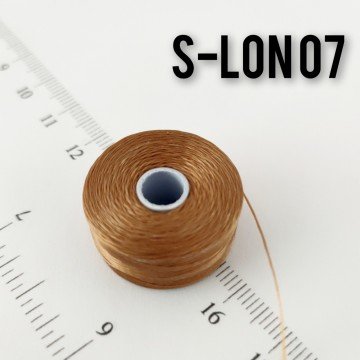 No-07 S-Lon Amerikan Boncuk İpi Koyu Gold 0.30 mm