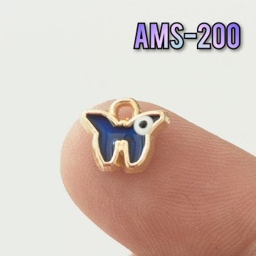 AMS-200 Altın Kaplama Mineli Mini Kelebek Sallantı